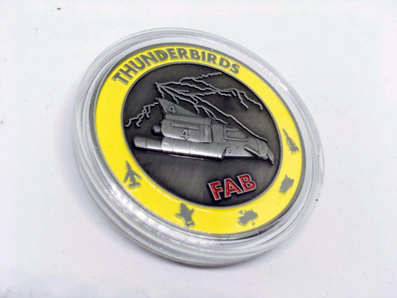 Image Thunderbirds - Limited Edition Challenge Coin (Yellow)