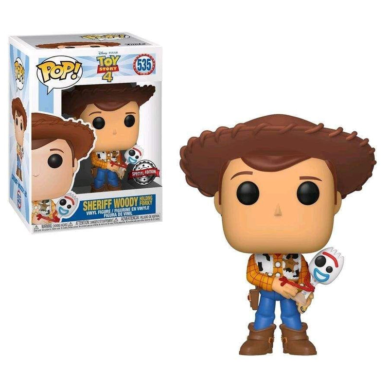 Image Toy Story 4 - Woody with Forky US Exclusive Pop! Vinyl [RS]
