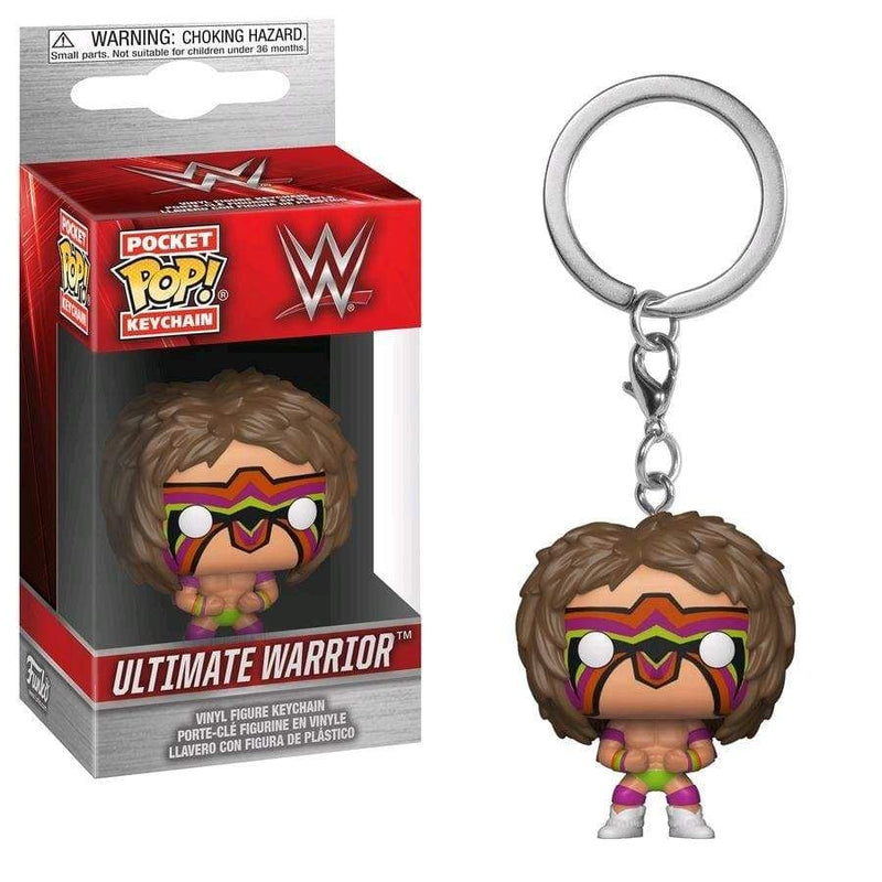 Image WWE - Ultimate Warrior Pocket Pop! Keychain [RS]