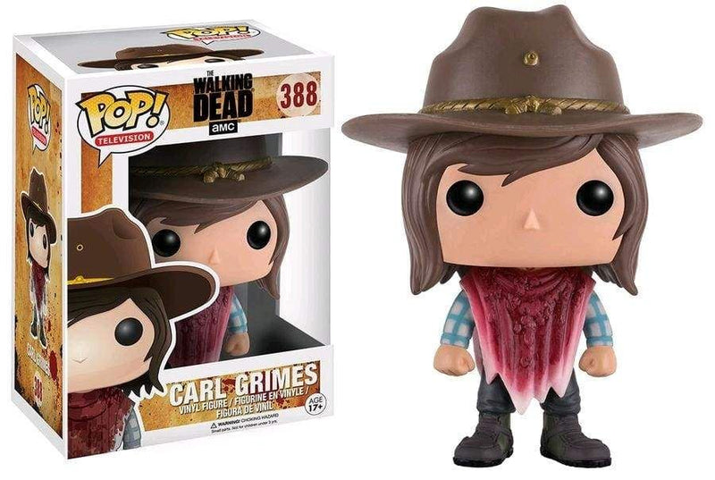 Image Walking Dead - Carl Grimes (poncho) Pop!