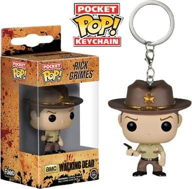 Image Walking Dead - Rick Grimes Pop! Keychain