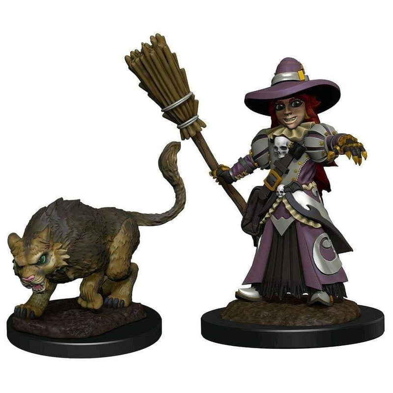Image Wardlings - Girl Witch & Witch's Cat Pre-Painted