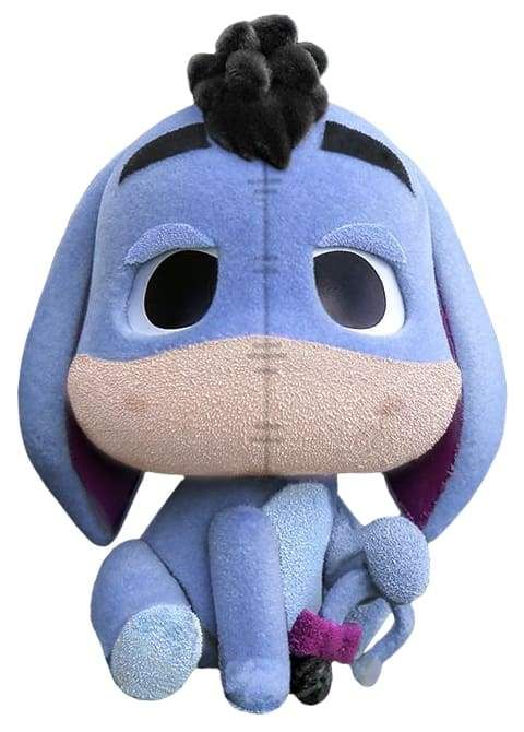 Image Winnie the Pooh - Eeyore Flocked Cosbaby 3.75Û Hot Toys Bobble-Head Figure