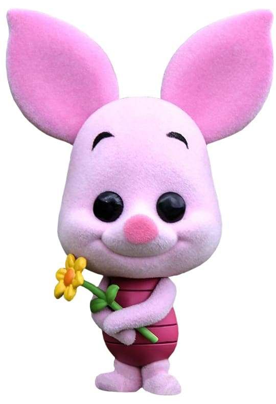 Image Winnie the Pooh - Piglet Flocked Cosbaby 3.75Ì¢âÂå Hot Toys Bobble-Head Figure