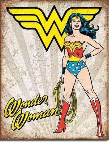 Image Wonder Woman - Heroic Retro Tin Sign