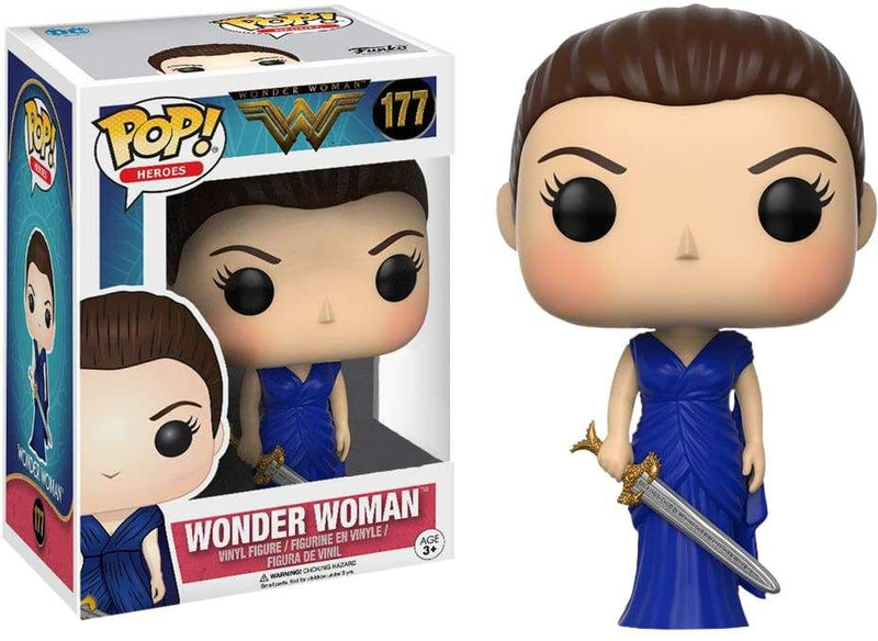 Image Wonder Woman Movie - WW Blue Dress Pop! EB EXC RS