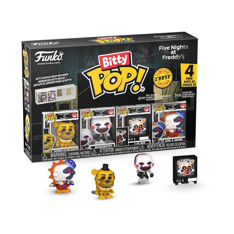 Five Nights at Freddy's - Withered Golden Freddy Bitty Pop! 4 Pack