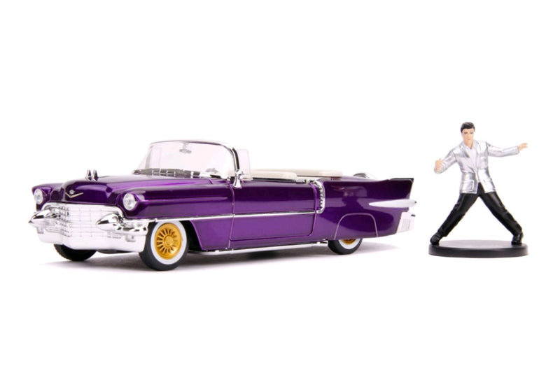 Elvis - 1956 Cadillac Fleetwood 1:24 with Figure Hollywood Ride