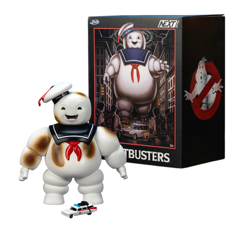 Ghostbusters - StayPuft 6 Inch with Ecto-1 (Next Level) Nano Set