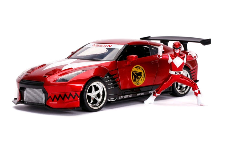 Power Rangers - '09 Nissan GT-R Red 1:24 Scale Hollywood Ride