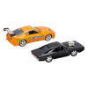 Fast & Furious - Dons Charger & Brians Supra 1:32 Scale Diecast Hollywood Ride Twin Pack