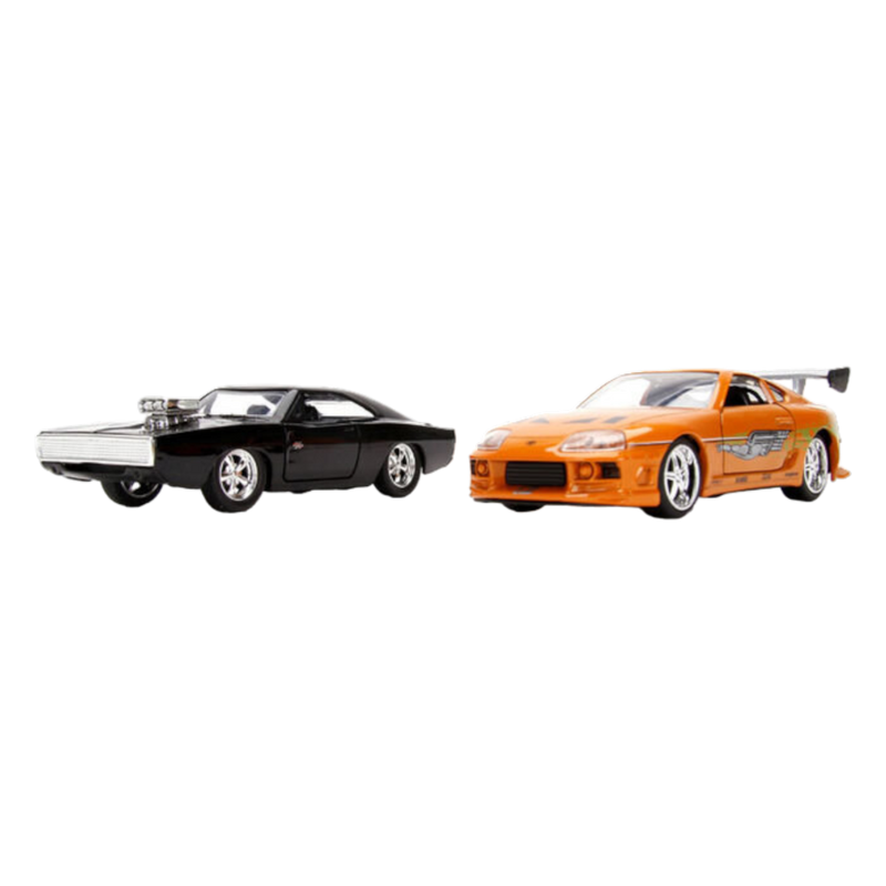 Fast & Furious - Dons Charger & Brians Supra 1:32 Scale Diecast Hollywood Ride Twin Pack