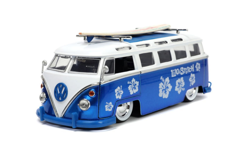 Lilo and Stitch - 1962 VW Bus 1:24 Scale Vehicle with Stitch Figure