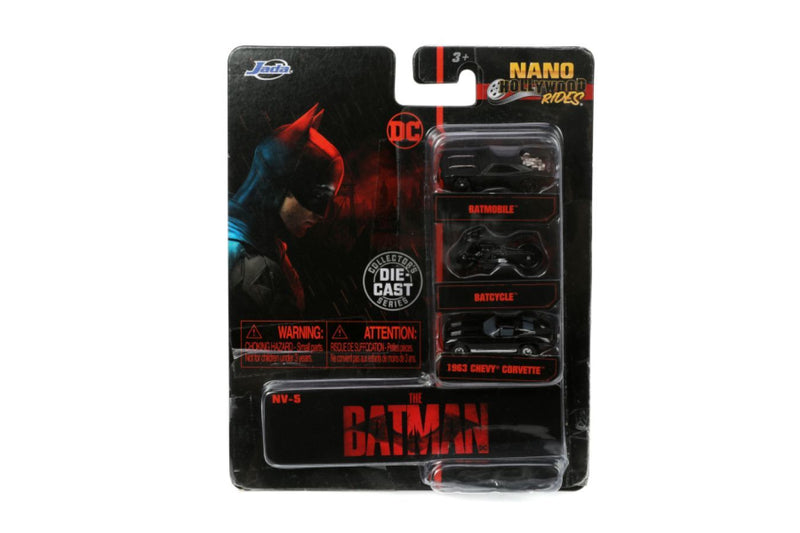 The Batman - Nano Hollywood Ride 3 Pack