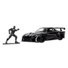 Marvel Comics - 1995 Mazda RX7 with Black Panther 1:32 Scale Diecast Figure
