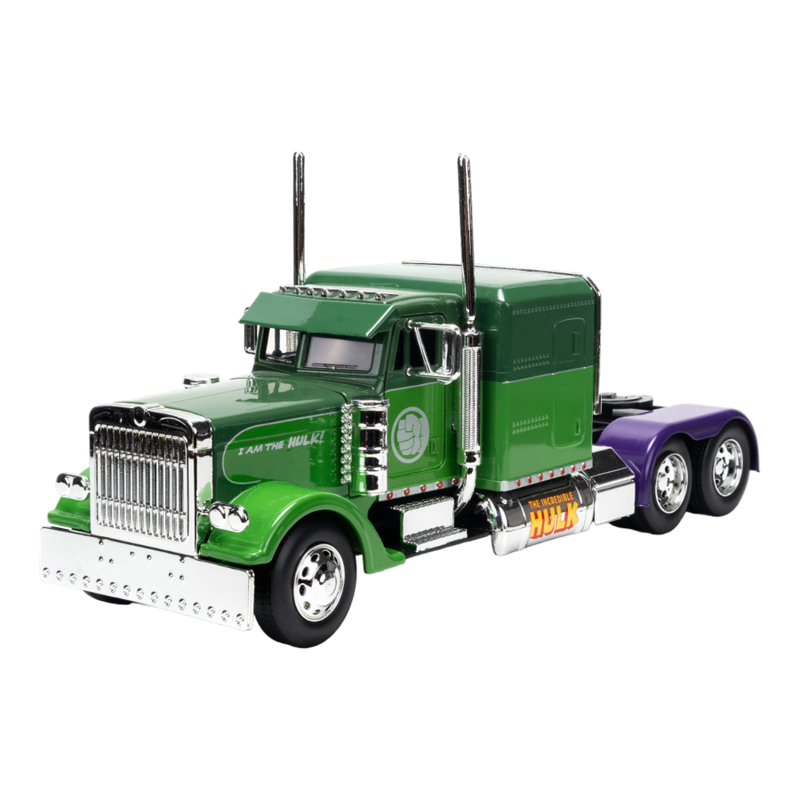 Marvel Comics - 1992 Peterbilt 379 (Hulk colours) 1:24 Scale Diecast Vehicle