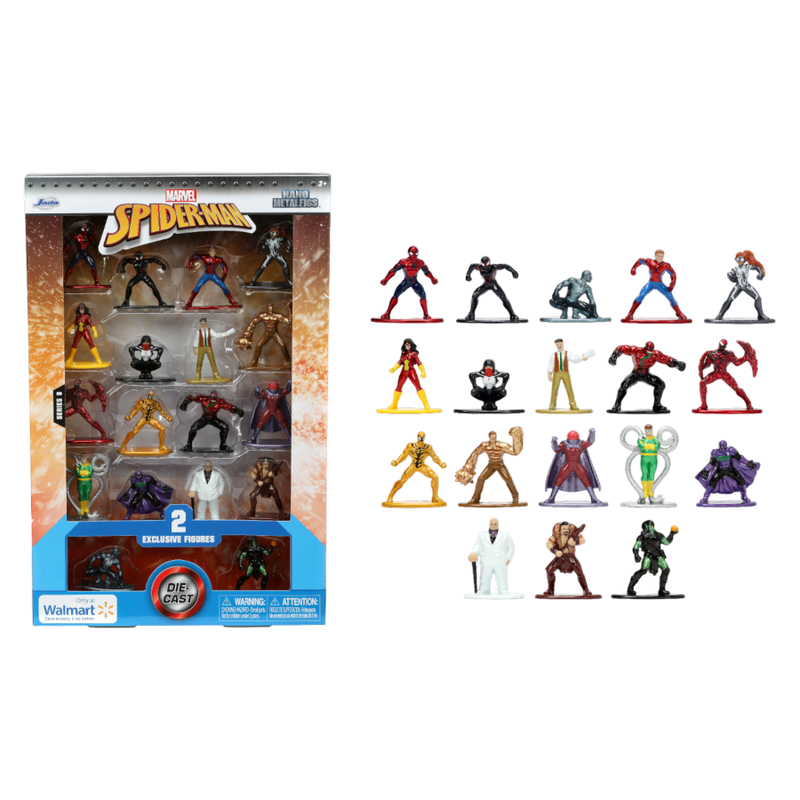 Spider-Man - 60th Anniversary Edition Nano MetalFig 18 Pack Set