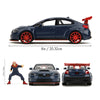 Jujutsu Kaisen - 1:24 2016 Subaru WRX STI Diecast Vehicle with Yuji Itadori 2.75 Inch Figure