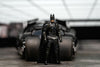 Batman: Dark Knight Trilogy - Batmobile with Batman (Black Camo) SDCC 2023 Exclusive 1:24 Scale