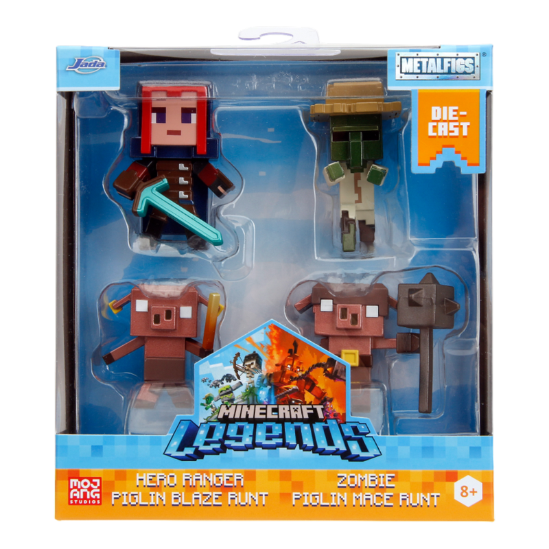 Minecraft - Legends 2.5 Inch MetalFig 4 Pack