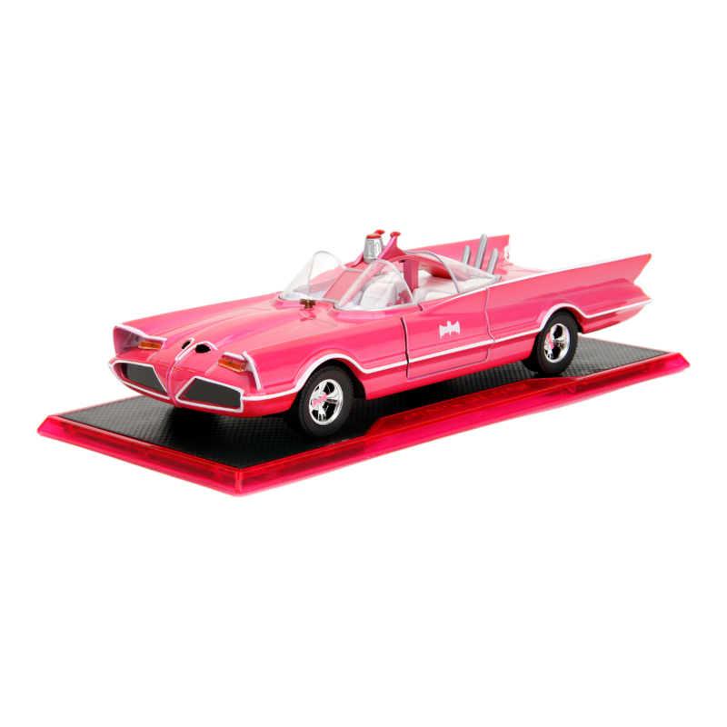 Pink Slips - Classic Batmobile (Pink) 1:24 Scale Diecast Vehicle