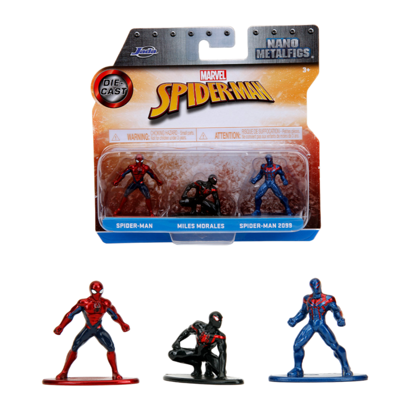 Spider-Man - Nano MetalFig 3 Pack