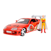 One Punch Man - Saitama with 1995 Toyota Supra V2 1:24 Scale Diecast Vehicle