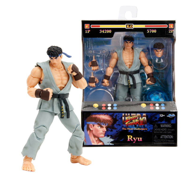 Street Fighter - Ryu (Player 2) 6 Inch Action Figure