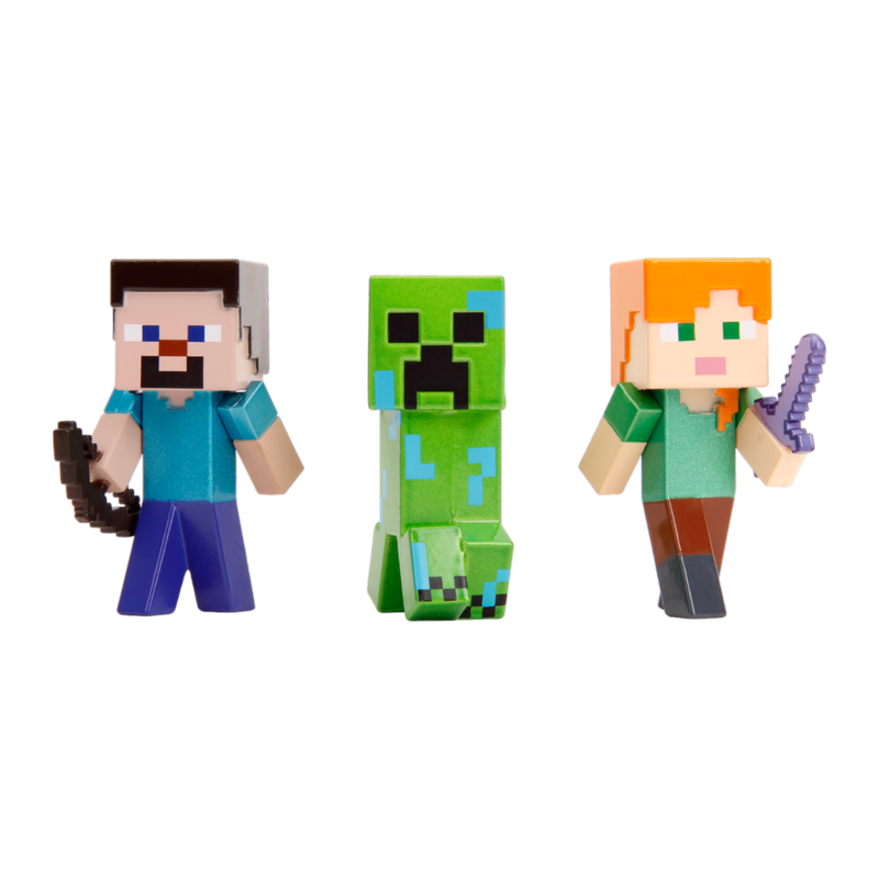 Minecraft - Legends 2.5 Inch Metalfig 3 Pack