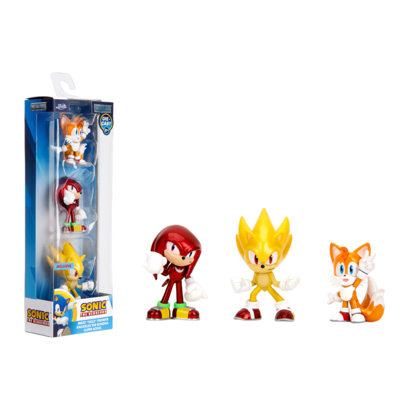 Sonic the Hedgehog - 2.5 Inch Metalfigs Diecast 3 Pack