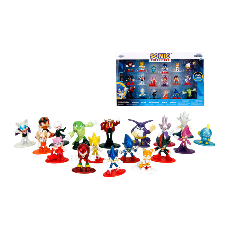 Sonic the Hedgehog - Nano MetalFig 18 Pack