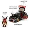 Lab Monkeys - 1:24 Mazda RX7 Diecast Vehicle with SARU 3.25 Inch Figure