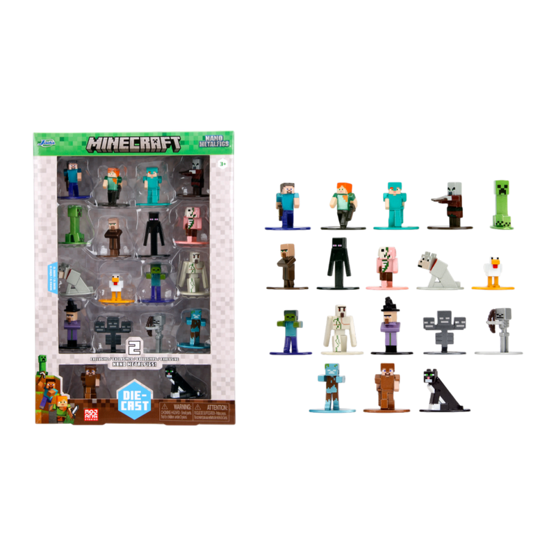 Minecraft - Nano MetalFig Exclusive 18 Pack
