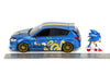 Sonic  - Subaru STI with Sonic Figure 1:24 Scale Die-Cast Vehicle