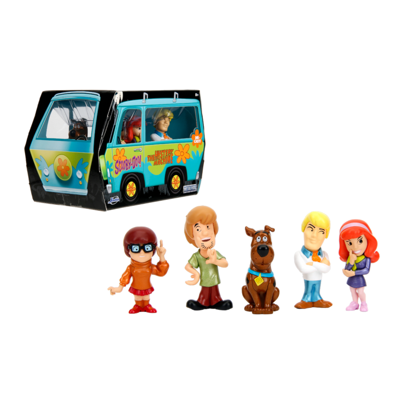 Scooby Doo - Mystery Machine with Scooby Doo Gang 2.5 Inch Figure Set