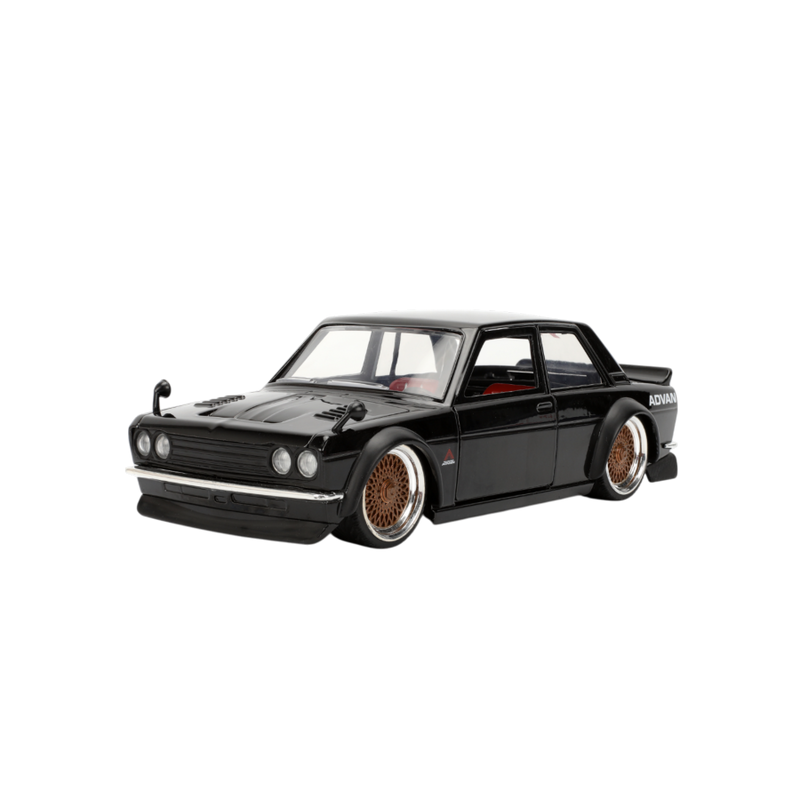 JDM Tuners - 1973 Datsun 510 1:24 Scale Diecast Vehicle
