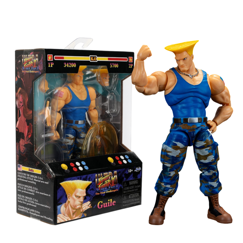 Street Fighter II - Guile (Player 2) 6 Inch Figure