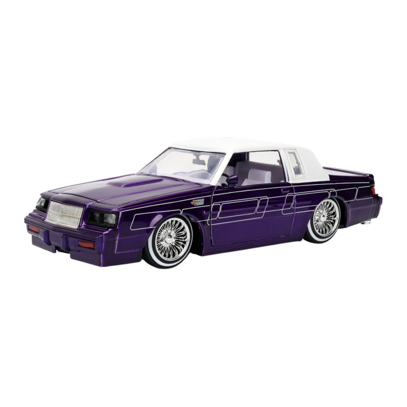 Big Time Muscle - 1987 Buick Grand National (Purple) 1:24 Scale Diecast Vehicle