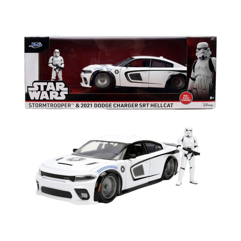 Star Wars - 2021 Dodge Charger (with Storm Trooper) 1:24 Scale Diecast Vehicle