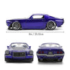 Big Time Muscle - 1971 Chevy Camaro (Blue) 1:24 Scale Diecast Vehicle