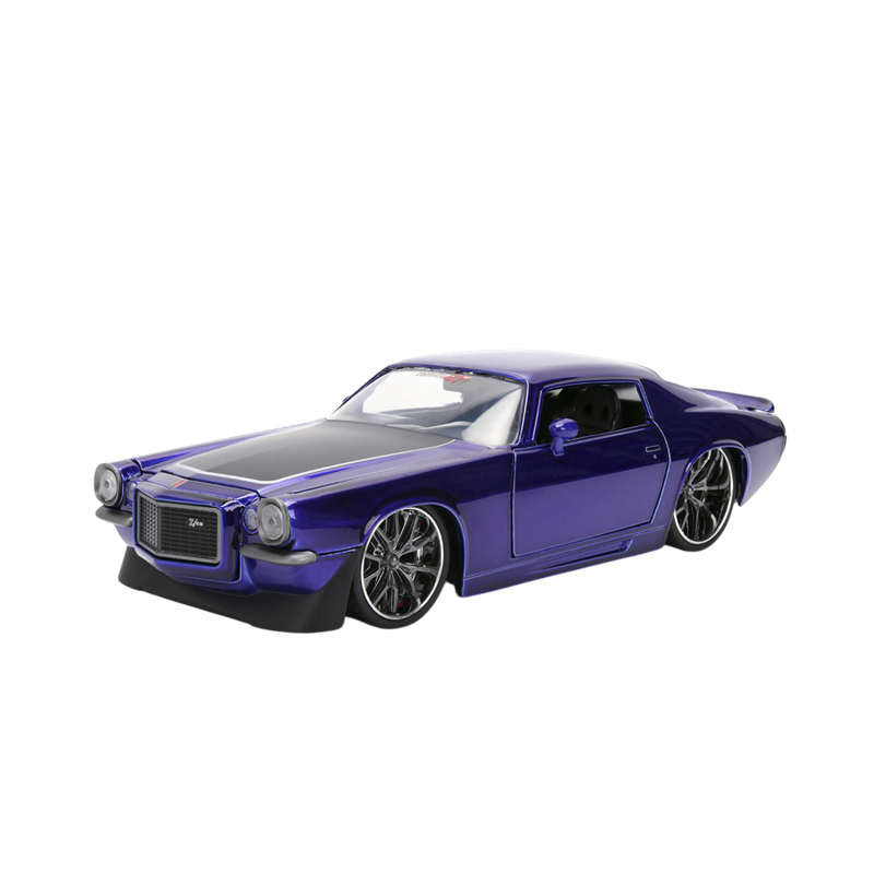 Big Time Muscle - 1971 Chevy Camaro (Blue) 1:24 Scale Diecast Vehicle