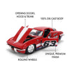 Big Time Muscle - 1963 Chevrolet Corvette (Red) 1:24 Scale Diecast Vehicle