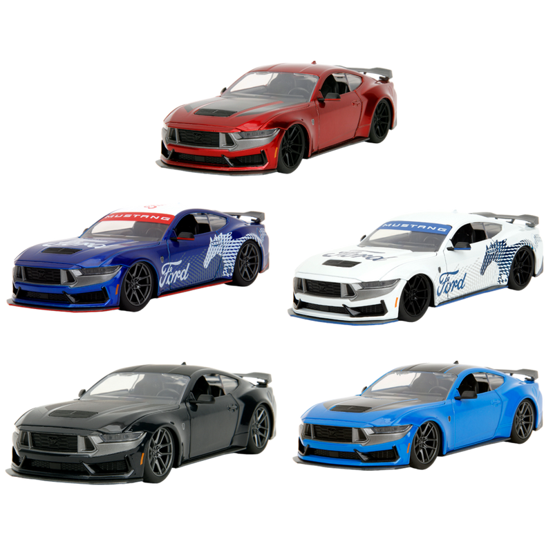 Big Time Muscle - Ford Mustang Dark Horse 1:24 Scale Diecast Assortment