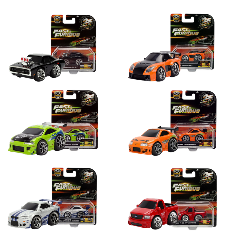 Fast & Furious - Small Blocks 1:43 Scale Diecast Vehicle (Assorted Single)