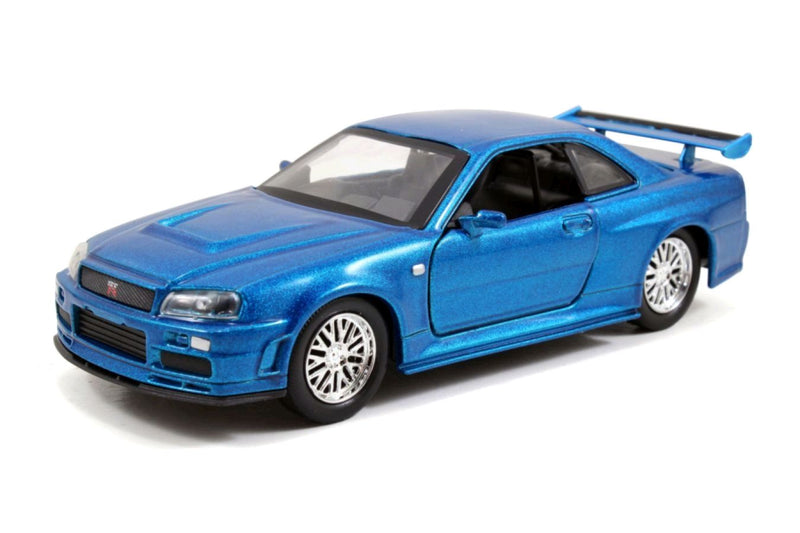 Fast & Furious - 2002 Nissan Skyline GTR R34 Blue 1:32 Scale Hollywood Ride