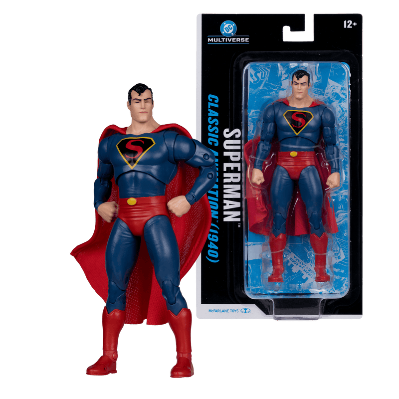 DC Multiverse - Superman (Classic Animation 1940) 7 Inch Action Figure
