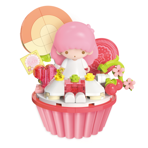 Keeppley: Peaches Cupcake Brick Kit