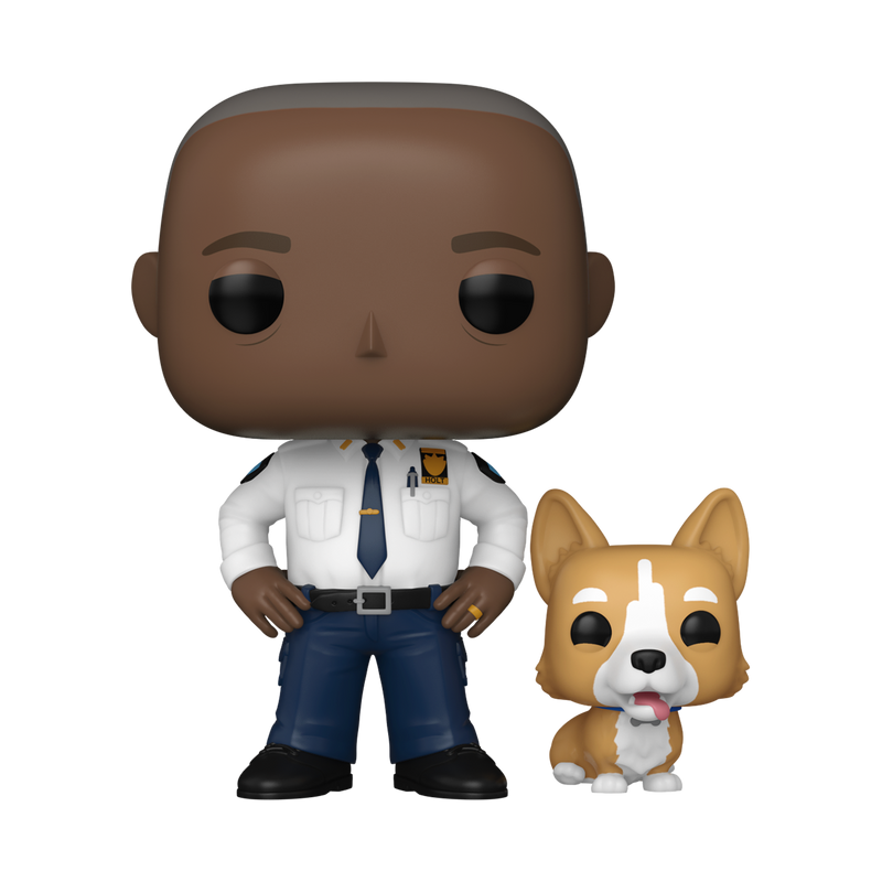 Brooklyn Nine-Nine - Captain Holt with Cheddar Pop! Vinyl Figure