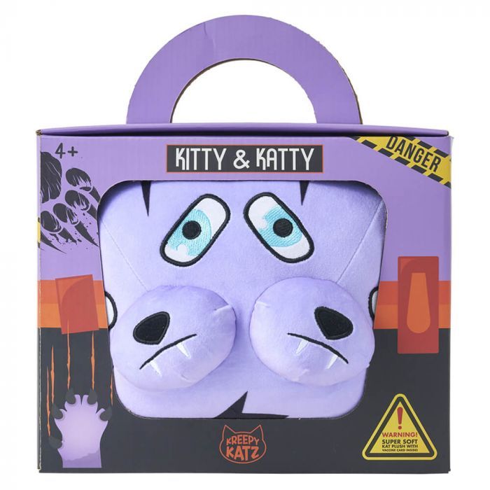 Kreepy Katz Series One: Carrier Plush - Katty & Kitty