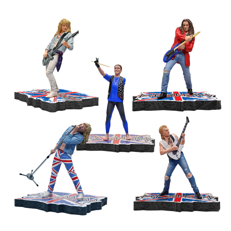 Def Leppard - Band Members (Set of 5) Rock Iconz Statues